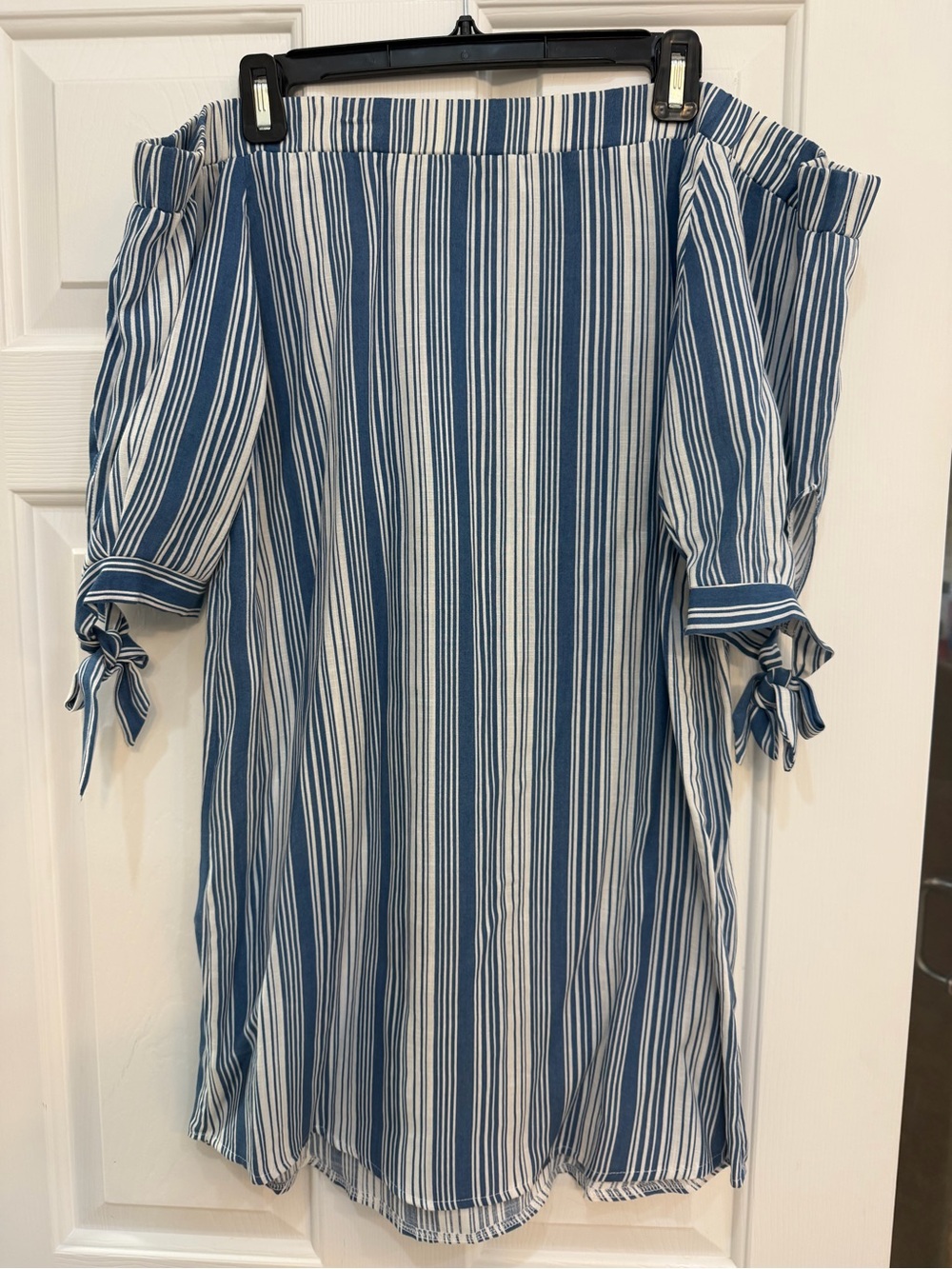 THML Blue and White Striped Dress